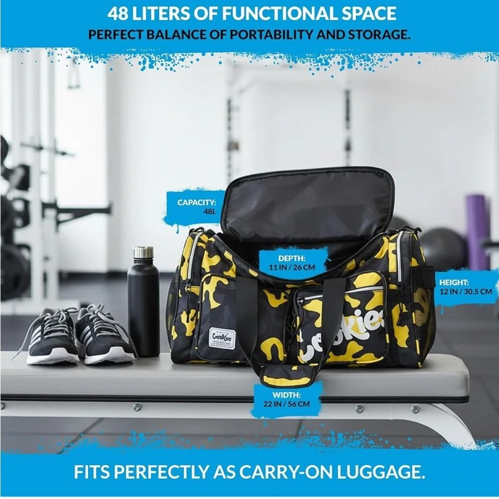 Cookies Orange HERITAGE SMELL PROOF DUFFLE BAG